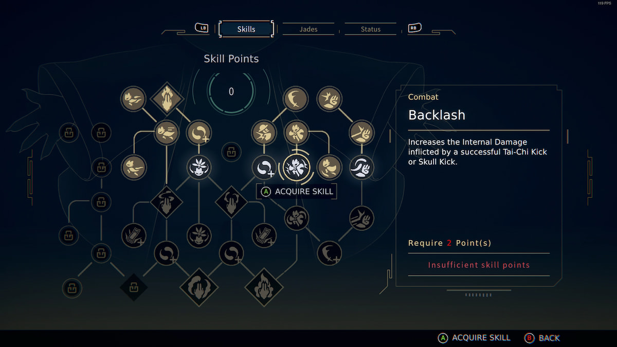 Skill Tree Nine Sols