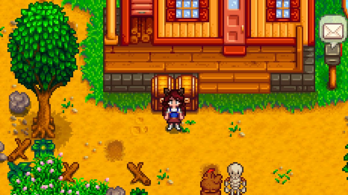 Screenshot of Big Chests in Stardew Valley.