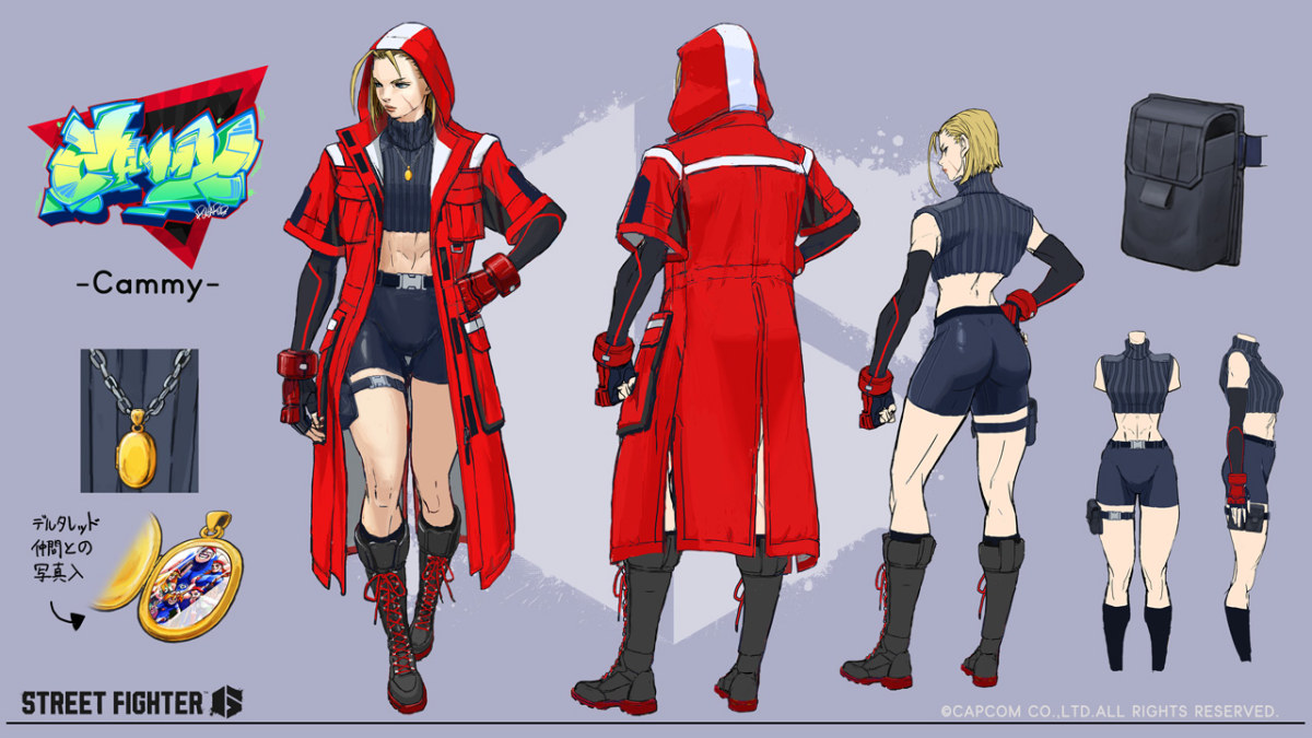 Concept art of Cammy's Costume 3 in Street Fighter 6.